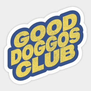 Good Doggos Club Sticker